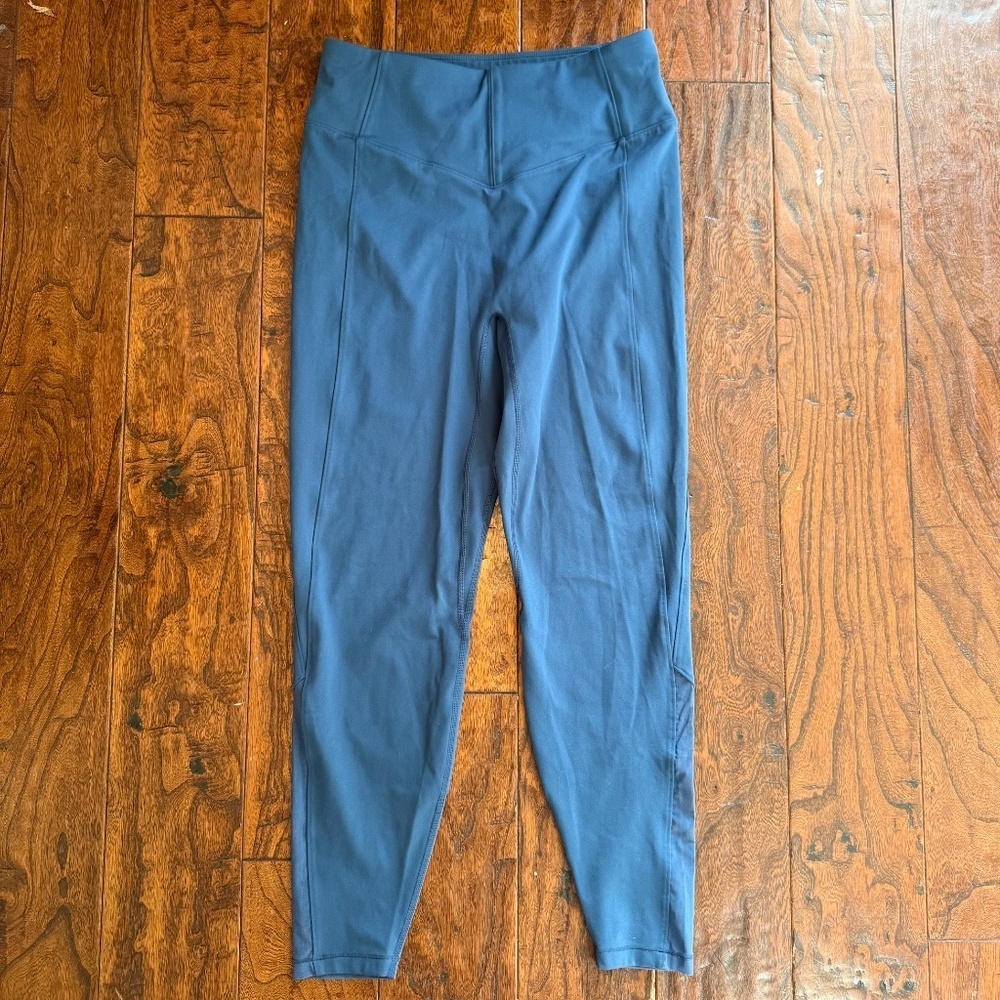 Le Ore Lucca High Rise Leggings in Blue Size M - Picture 2 of 8